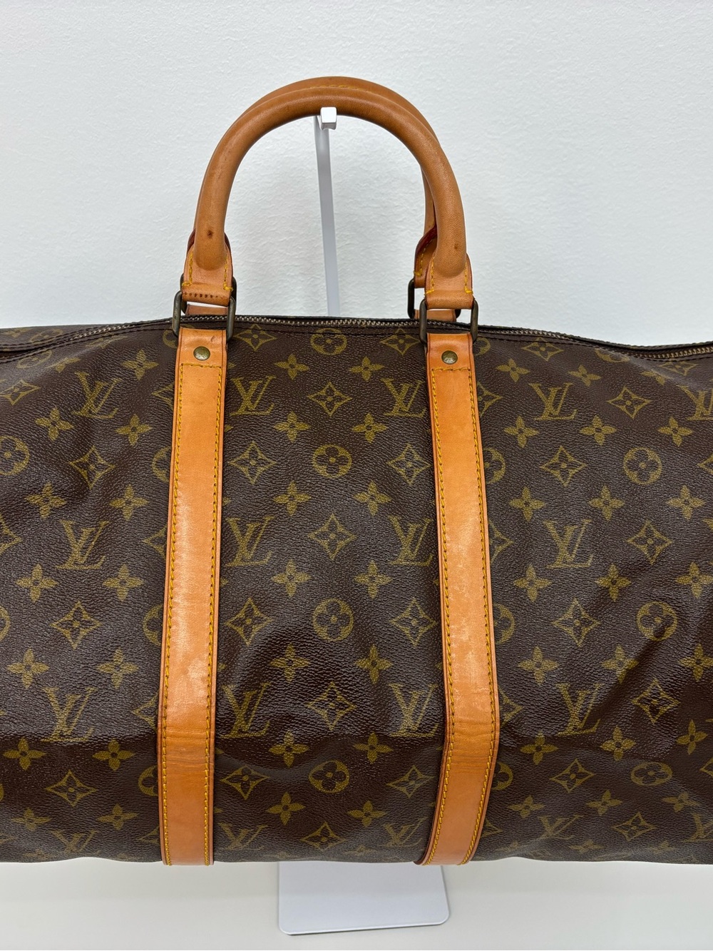 Authentic Vintage Louis Vuitton Keepall 50 Monogram Travel Duffle Bag - Picture 7 of 9